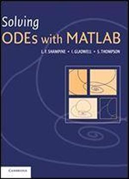 Solving Ode's With Matlab
