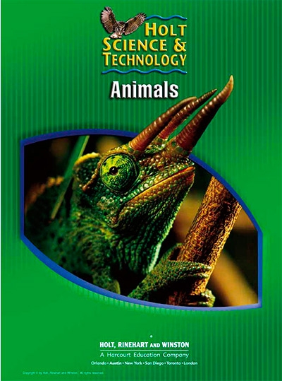 Animals, Grades 6-8 Course B: Holt Science & Technology Short Course