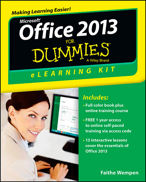 Office 2013 eLearning Kit For Dummies