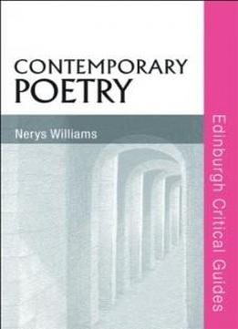Contemporary Poetry (edinburgh Critical Guides To Literature)