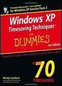Windows Xp Timesaving Techniques For Dummies