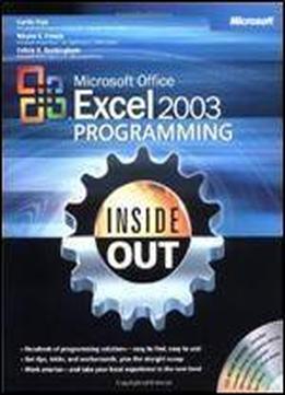 Microsoft Office Excel 2003 Programming Inside Out
