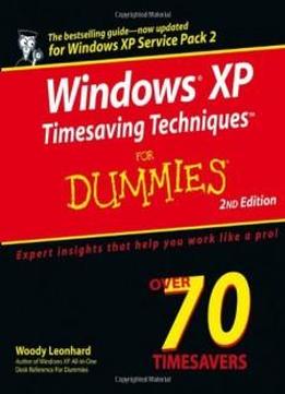 Windows Xp Timesaving Techniques For Dummies, Second Edition