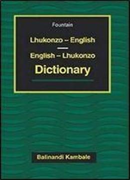Lhukonzo-english/english-lhukonzo Dictionary