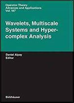 Wavelets, Multiscale Systems And Hypercomplex Analysis (operator Theory: Advances And Applications)