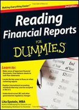 Reading Financial Reports For Dummies
