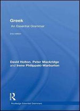 Greek: An Essential Grammar (routledge Essential Grammars)
