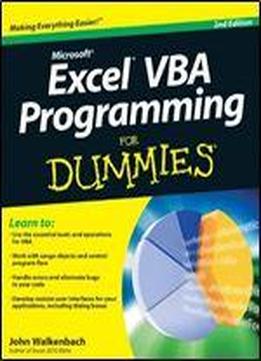 Excel Vba Programming For Dummies (for Dummies (computers))