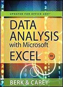 Data Analysis With Microsoft Excel (3rd Edition)