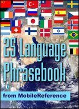 Free 25 Language Phrasebook From Mobile Reference (mobi Travel)