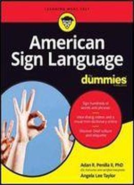 American Sign Language For Dummies With Online Videos
