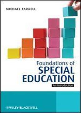 Foundations Of Special Education: An Introduction