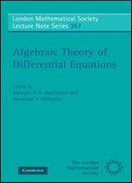 Algebraic Theory Of Differential Equations