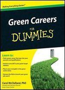 Green Careers For Dummies
