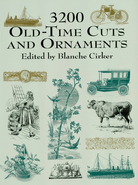 3200 Old-Time Cuts and Ornaments