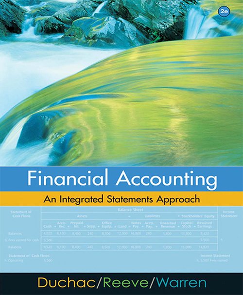Financial Accounting: An Integrated Statements Approach, 2 edition