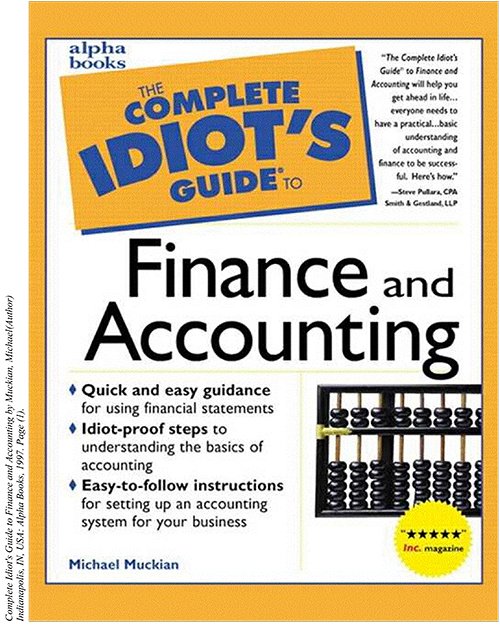 Complete Idiots Guide To Finance And Accounting by Michael Muckian