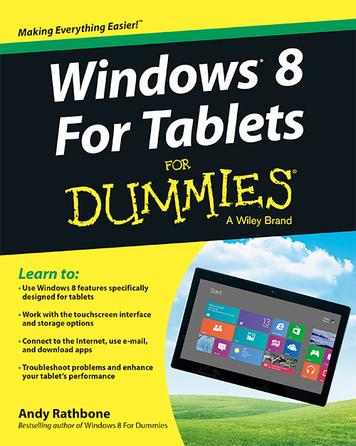 Windows 8 For Tablets For Dummies