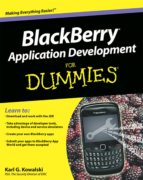 BlackBerry Application Development For Dummies