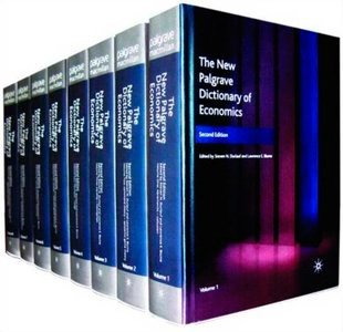 The New Palgrave Dictionary of Economics (8 Volume Set)
