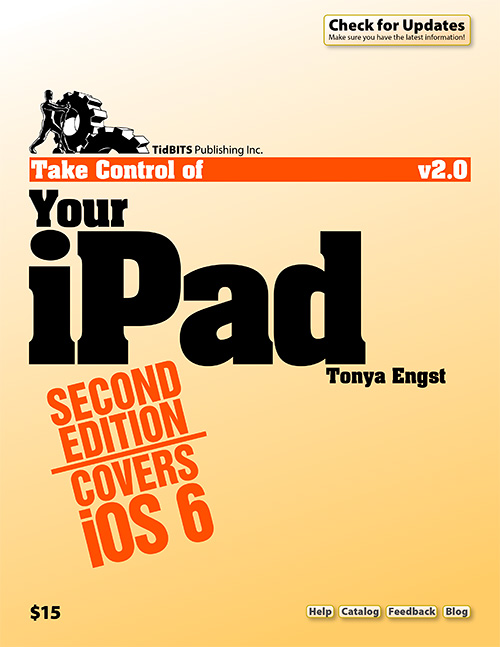 Take Control of Your iPad, 2 edition